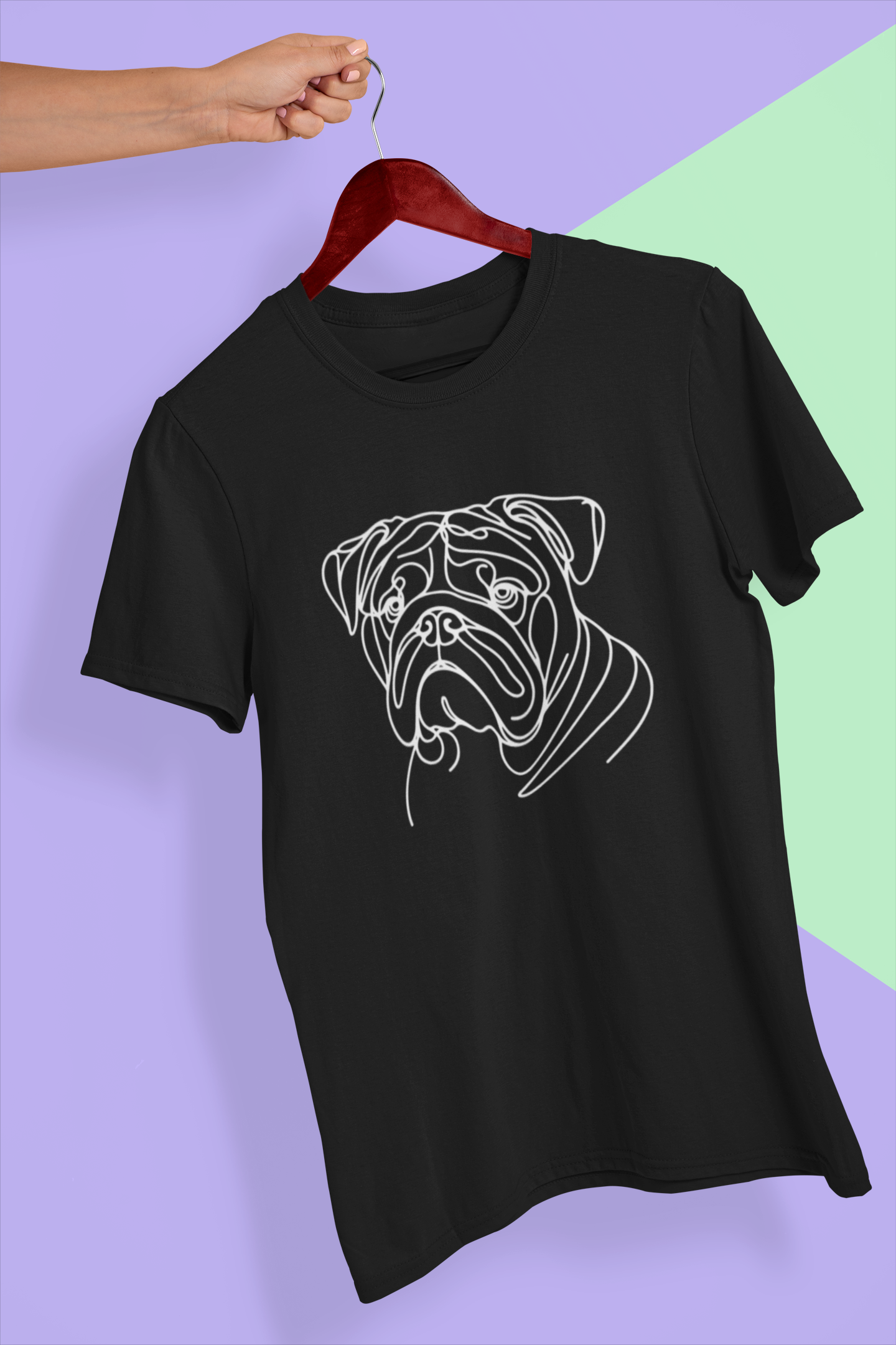 Duwweltjie® K-Line - Bulldog - Unisex T-Shirt