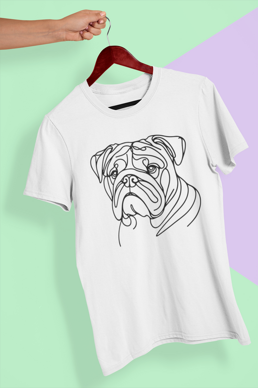 Duwweltjie® K-Line - Bulldog - Unisex T-Shirt