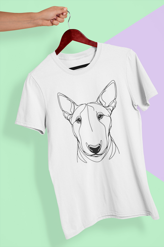 Duwweltjie® K-Line - Bullterrier - Unisex T-Shirt