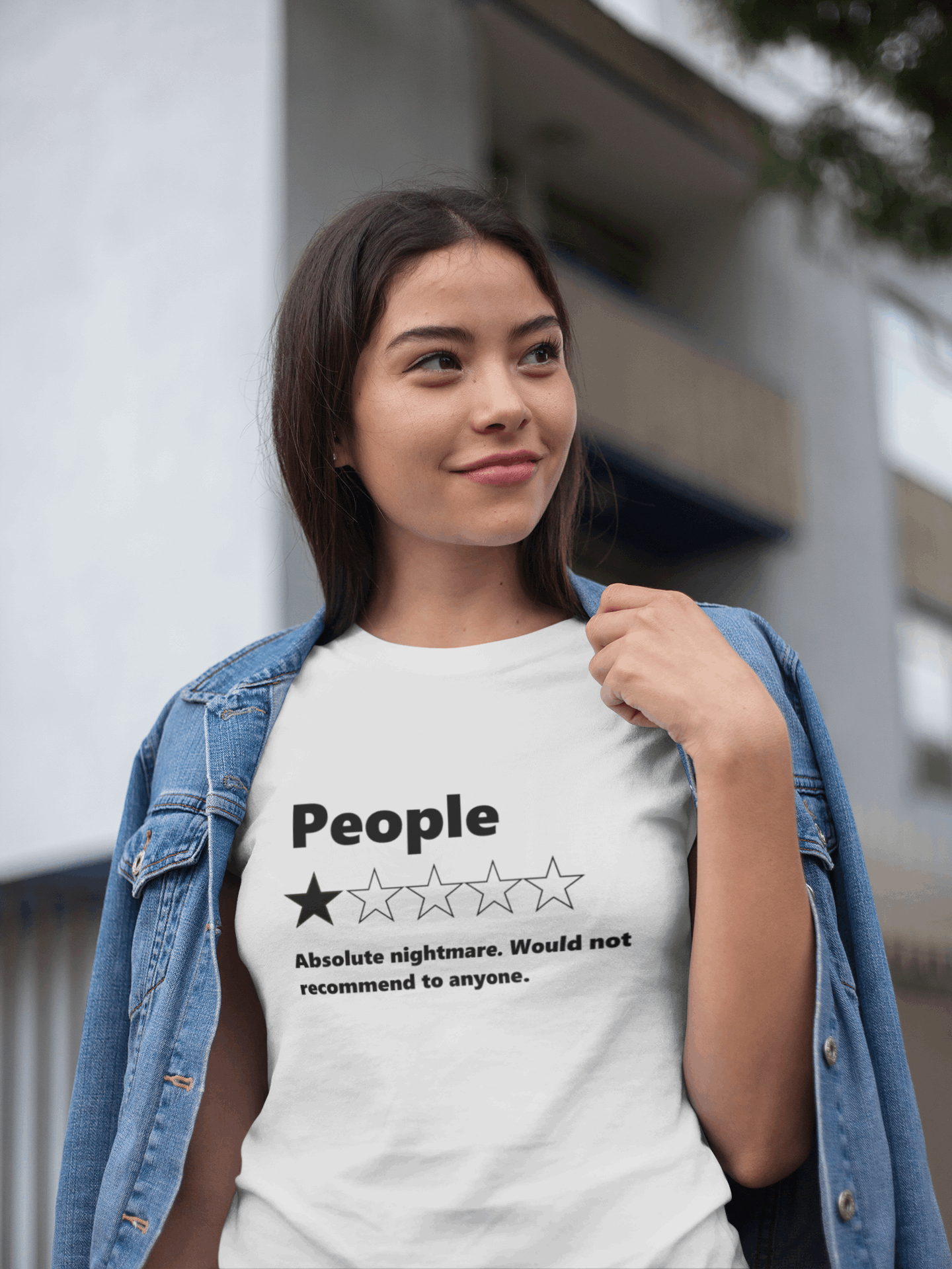 Duwweltjie® Foolstop - "People - Would not recommend" Women's T-Shirt - Duwweltjie