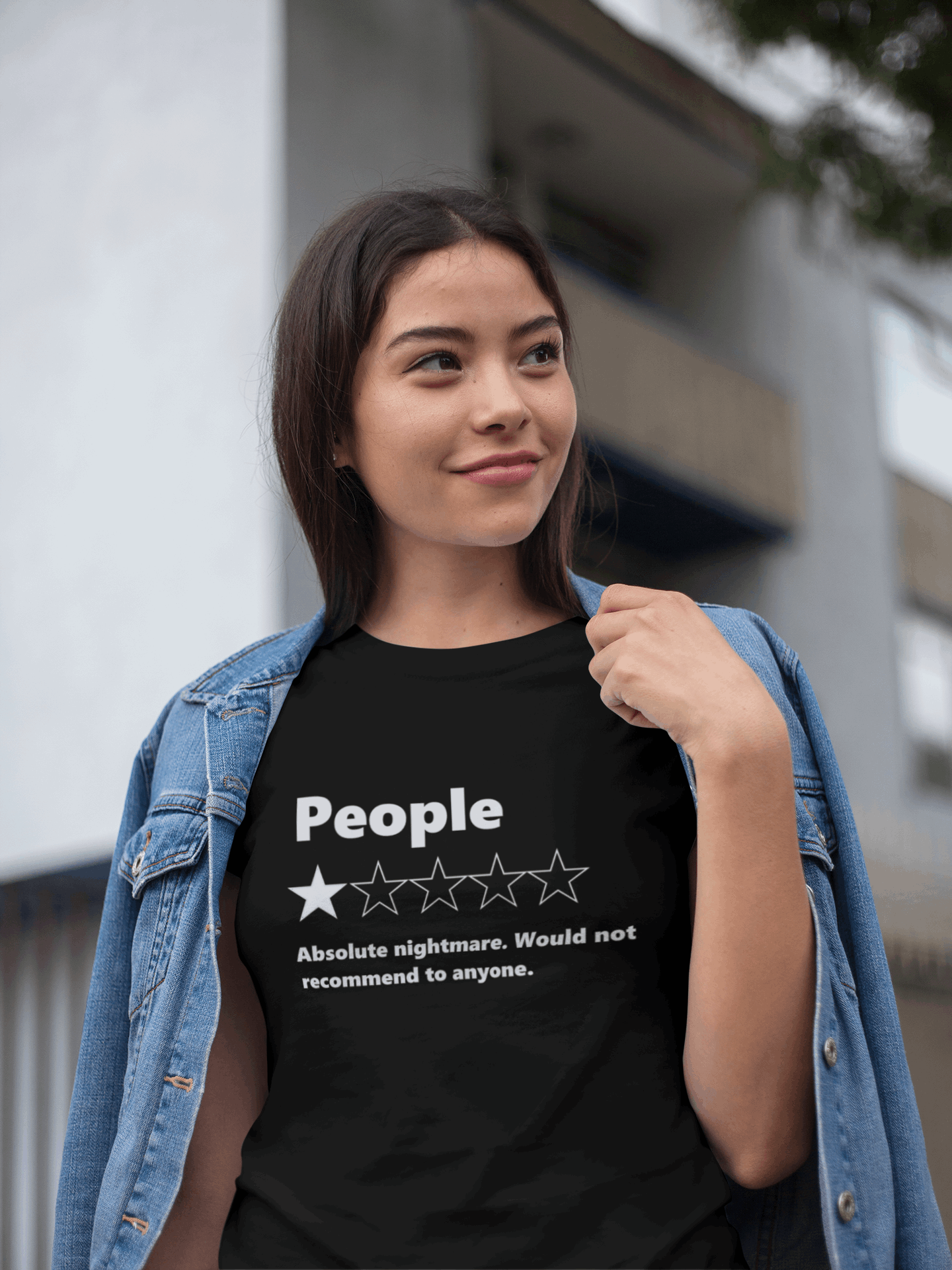 Duwweltjie® Foolstop - "People - Would not recommend" Women's T-Shirt - Duwweltjie