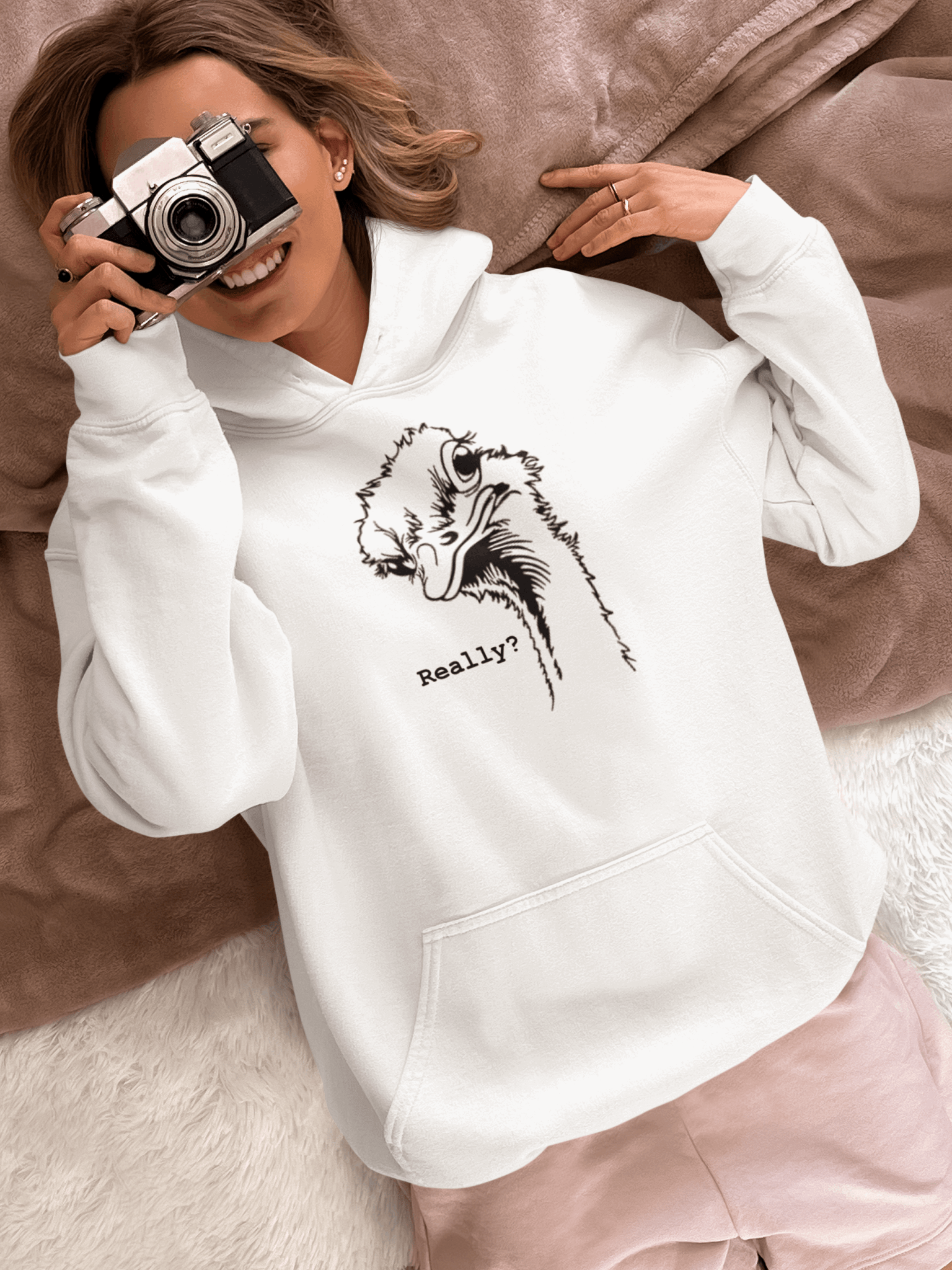 Duwweltjie® Foolstop - "Really?" Women's Hoodie - Duwweltjie