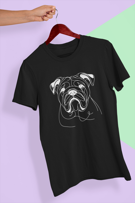 Duwweltjie® K-Line - English Bulldog - Unisex T-Shirt