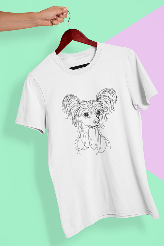 Duwweltjie® K-Line - Chinese Crested - Unisex T-Shirt