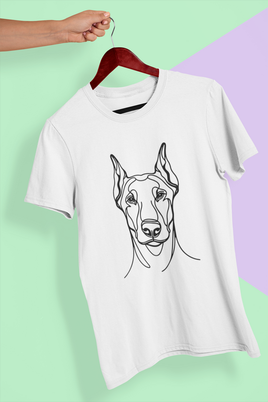 Duwweltjie® K-Line - Doberman Pinscher - Unisex T-Shirt